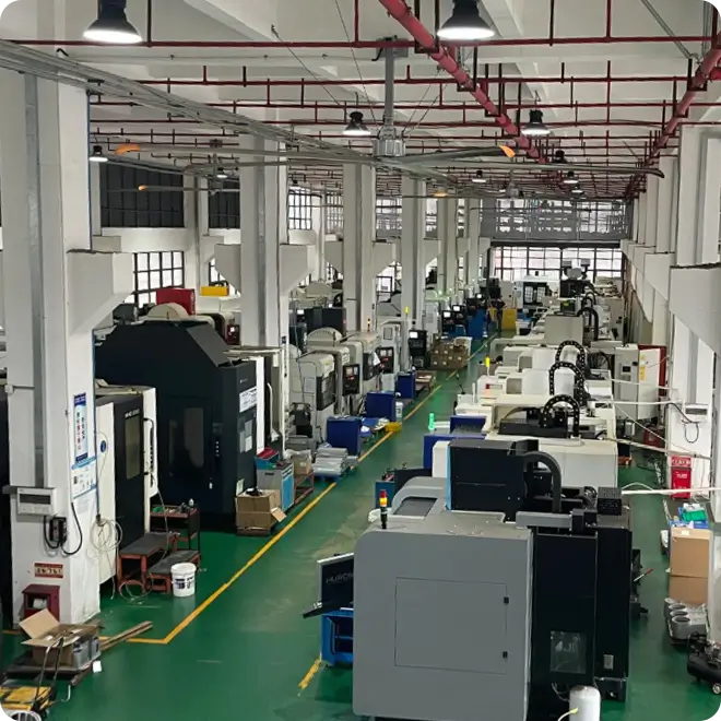 Inside a Halan Welding precision assembly workshop: technicians meticulously assembling plasma consumable units under controlled lighting and conditions.